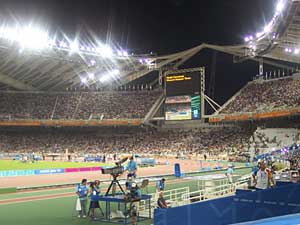 inside Olympic stadium